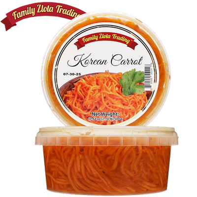 Zlota Korean Carrot Salad 17.6 oz (500g) Zlota Korean Carrot Salad 17.6 oz (500g)