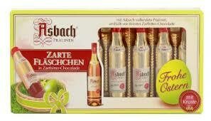 Asbach Dark Chocolate Bottles with Brandy in Gift Box 3.5 oz (100g)