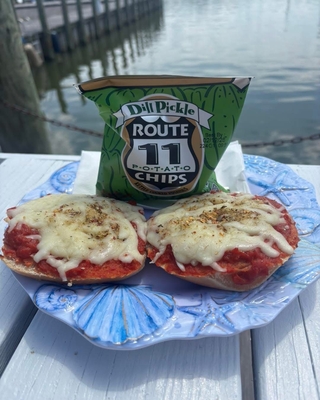 Bianca's Pizza Bagel Sandwich