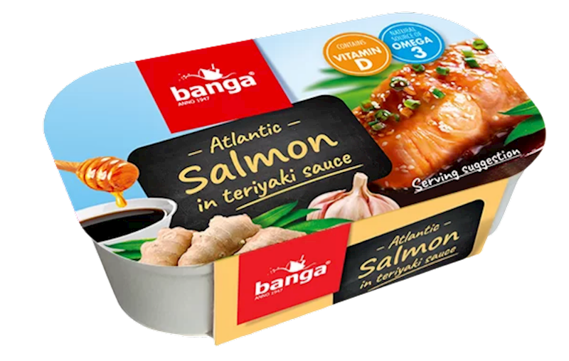 Banga Atlantic Salmon in Teriyaki Sauce 4.2 oz (120g)