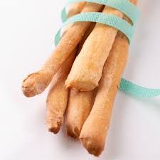Brusa Piedmontese Hand-Stretched Artisanal Breadsticks with Extra Virgin Olive Oil (Grissini Artigianali Piemontesi Stirati a Mano All'Olio Extra Vergine D'Oliva) 4.4 oz (125g)