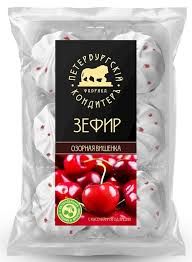 Peterburg Conditer Marshmallows with Sour Cherry Pieces (Zephyr) 10.9 oz (310g) Peterburg Conditer Marshmallows with Sour Cherry Pieces (Zephyr) 10.9 oz (310g)