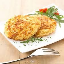 Potato Rosti (Rösti) with Emmental Cheese (2 pieces)