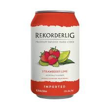 Rekorderlig Premium Swedish Strawberry Lime Hard Cider 11.2 oz (330ml) Rekorderlig Premium Swedish Strawberry Lime Hard Cider 11.2 oz (330ml)