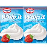 Dr. Oetker Whip it Stabilizer for Whipping Cream 2-piece 0.7 oz (20g)