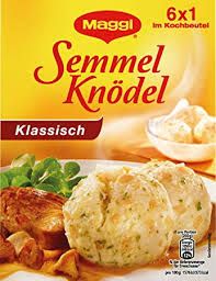 Maggi 6 Bread Dumplings in Cooking Bags (Semmel Knodel Klassisch) 7 oz (200g)