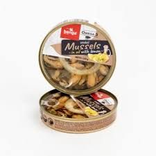 Banga Smoked Mussels in Oil with Lemon 4.2 oz (120g)