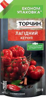 Torchyn Mild Ketchup (Лагідний Кетчуп) Pouch 13.4 oz (380g) Torchyn Mild Ketchup (Лагідний Кетчуп) Pouch 13.4 oz (380g)