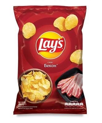 Lay's Potato Chips with Bacon Flavor 4.2 oz (120g)
