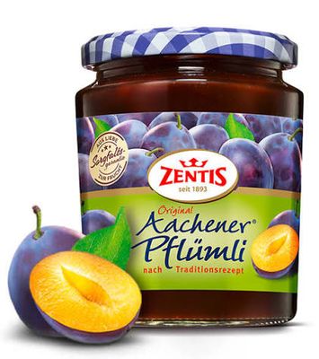 Zentis Original Plum Butter (Aachener Pflümli Pflaumenmus) 12.3 oz (350g)