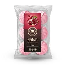 Peterburg Conditer Marshmallows with Pomegranate Flavor (Zephyr) 10.9 oz (310g)