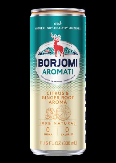 Borjomi Aromati Citrus &amp; Ginger Root Aroma 11.2 oz (330ml)