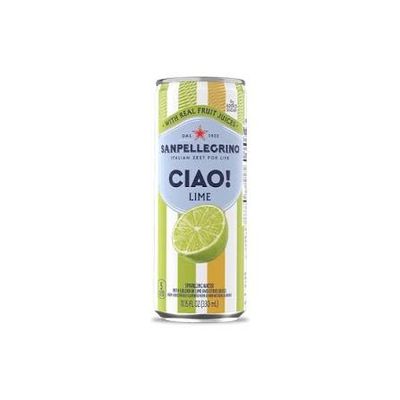 San Pellegrino Ciao! Lime Sparkling Water 11.2 oz (330ml)