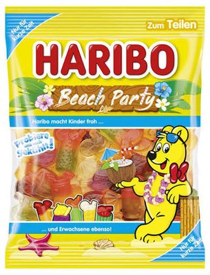 German Haribo Beach Party Fruit Gums 6.2 oz (175g)