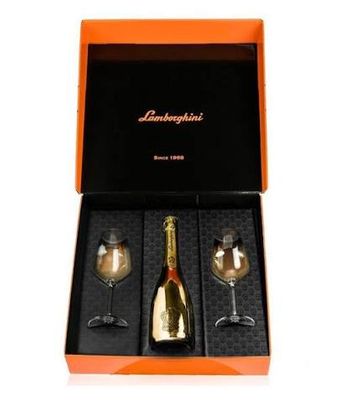 Lamborghini Oro Vino Spumante with Gift Set (750ml)