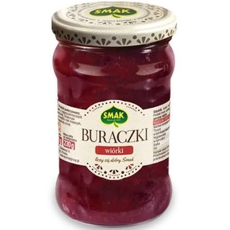 Smak Shredded Beets (Buraczki Wiorki) 10.2 oz (290g)