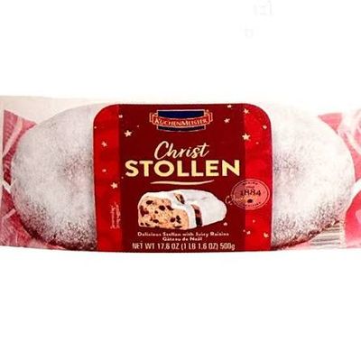 Kuchenmeister Classic Christstollen Stollen in Cello Pack 17.6 oz (500g)