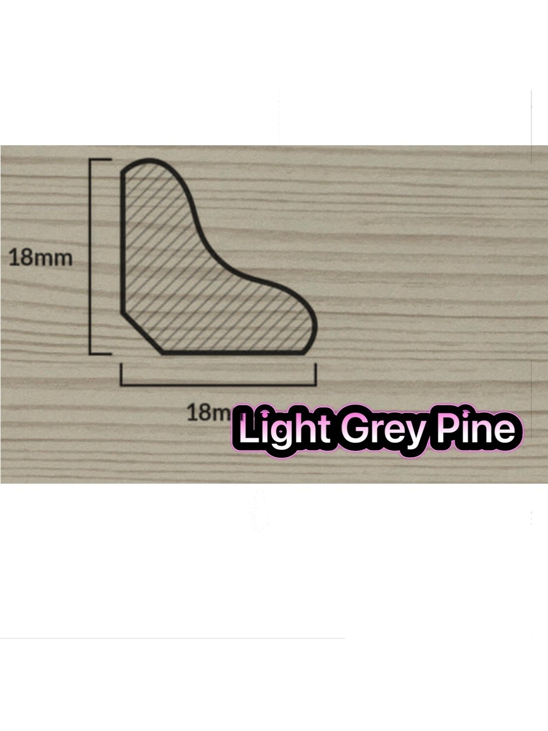 18mm Scotia Beading All Colours