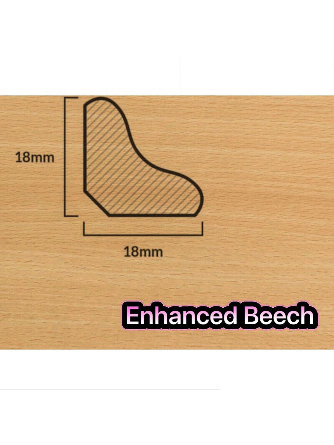 18mm Scotia Beading All Colours