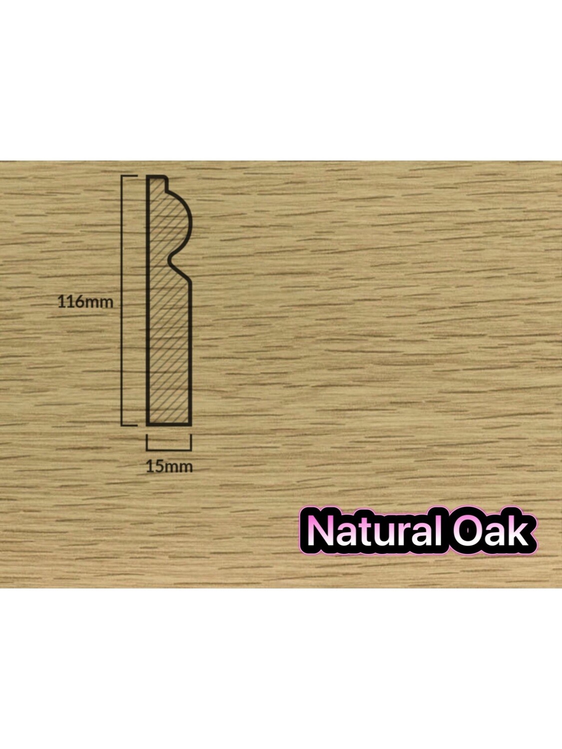 5” Torus Skirting Board 2.4m