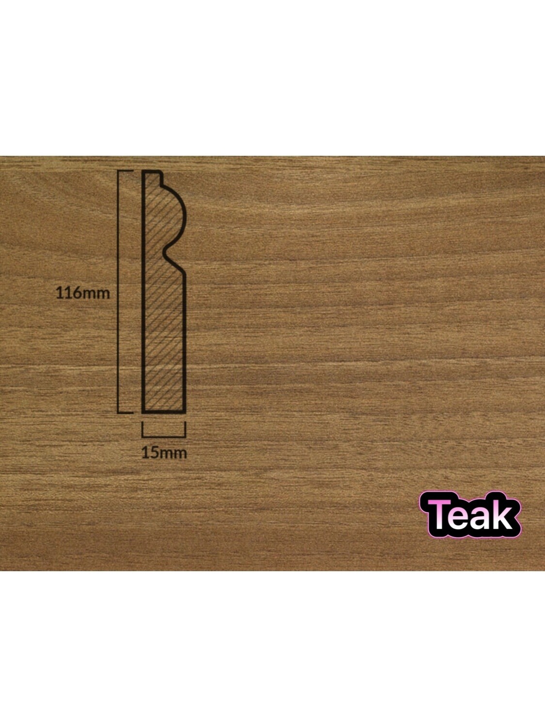5” Torus Skirting Board 2.4m