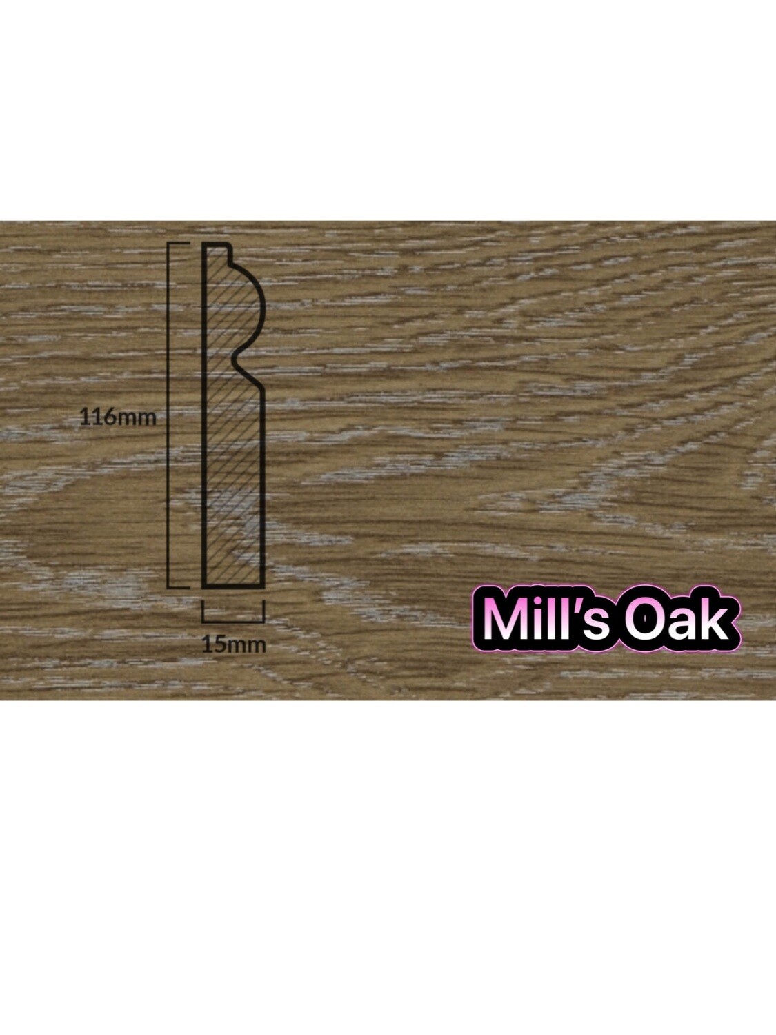 5” Torus Skirting Board 2.4m