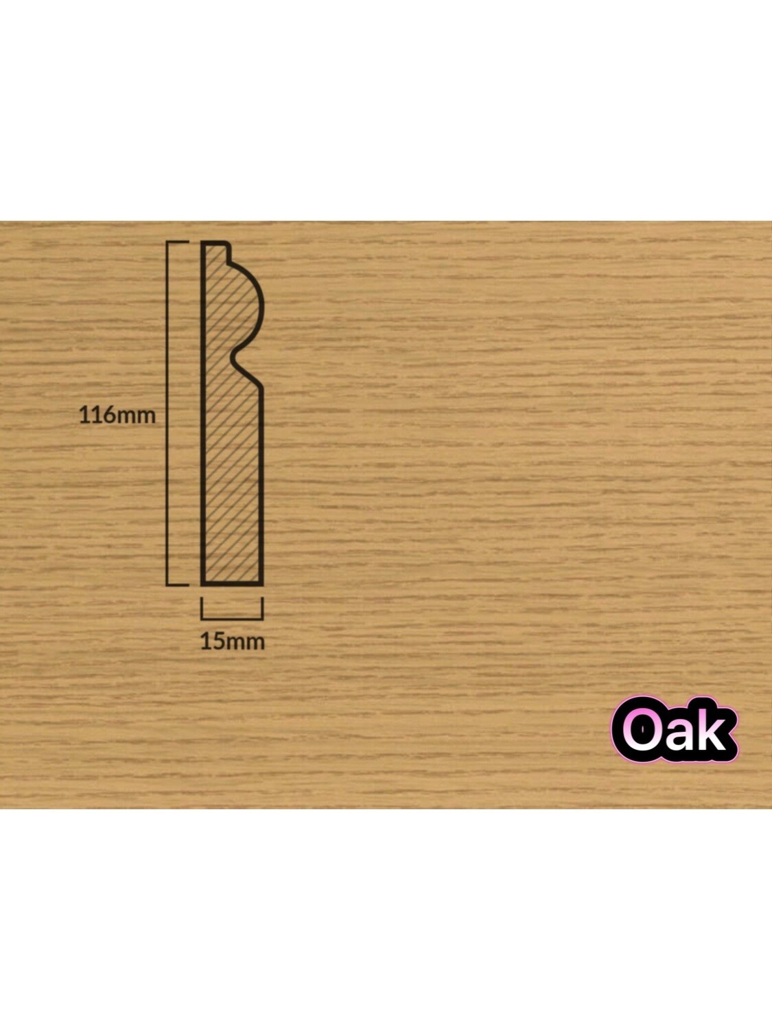 5” Torus Skirting Board 2.4m