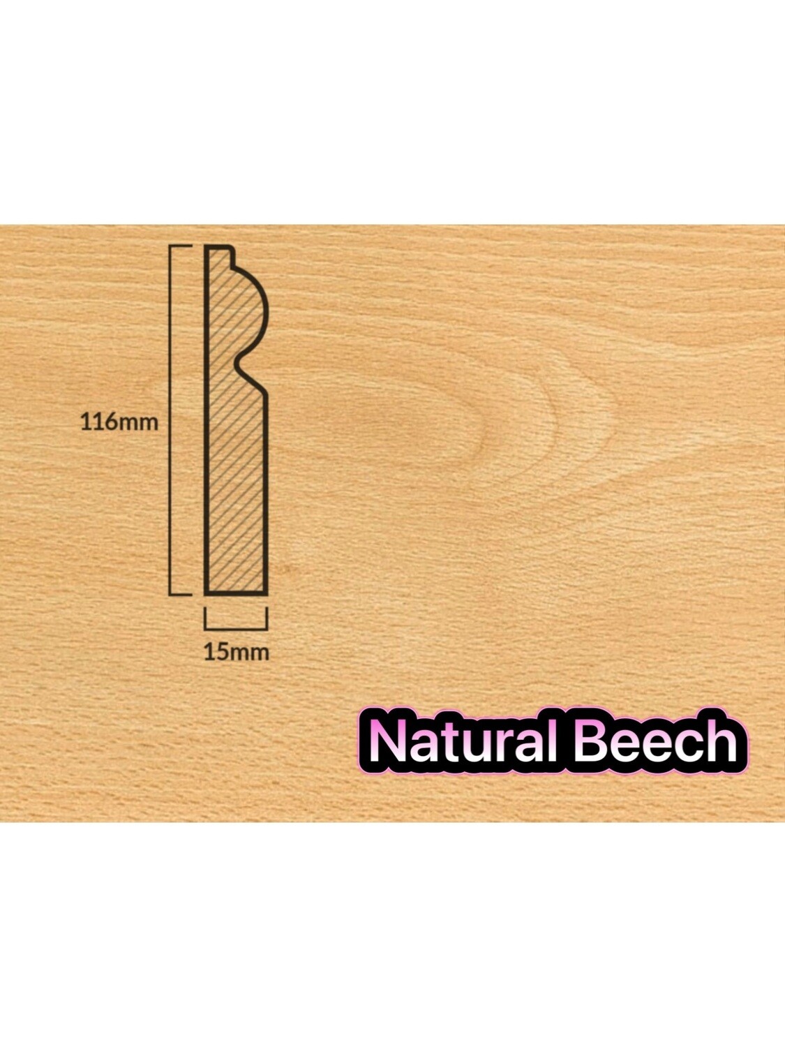 5” Torus Skirting Board 2.4m