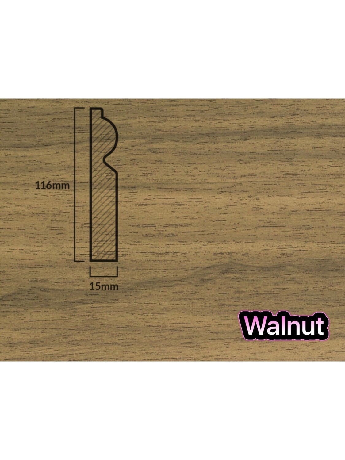 5” Torus Skirting Board 2.4m