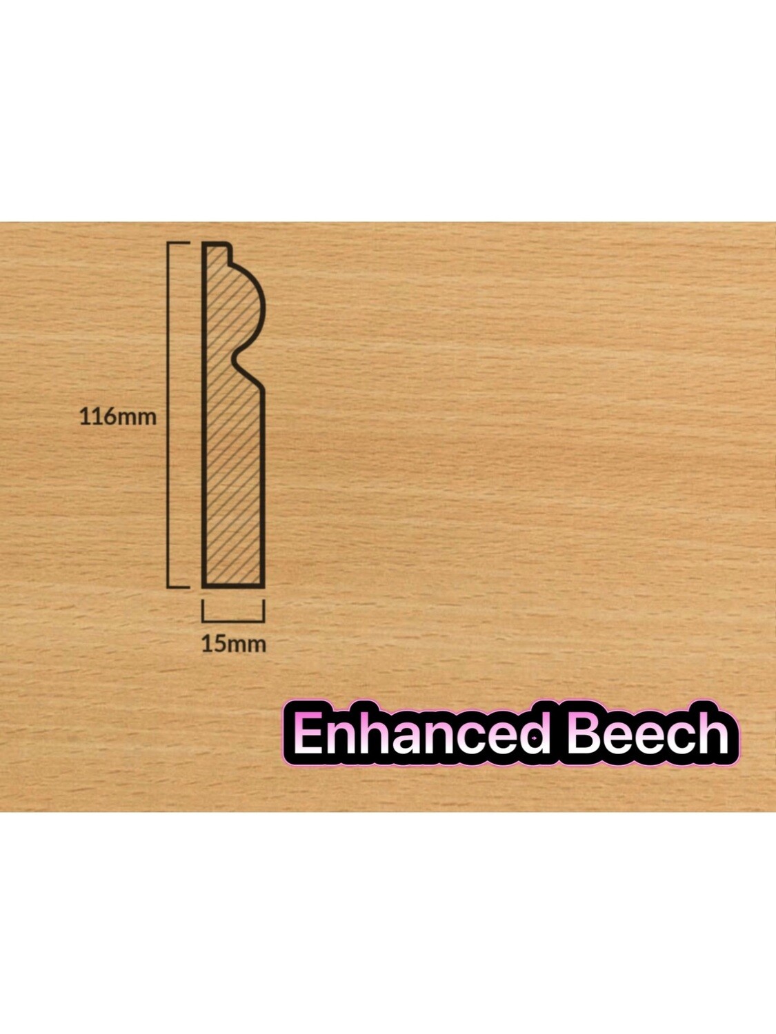 5” Torus Skirting Board 2.4m