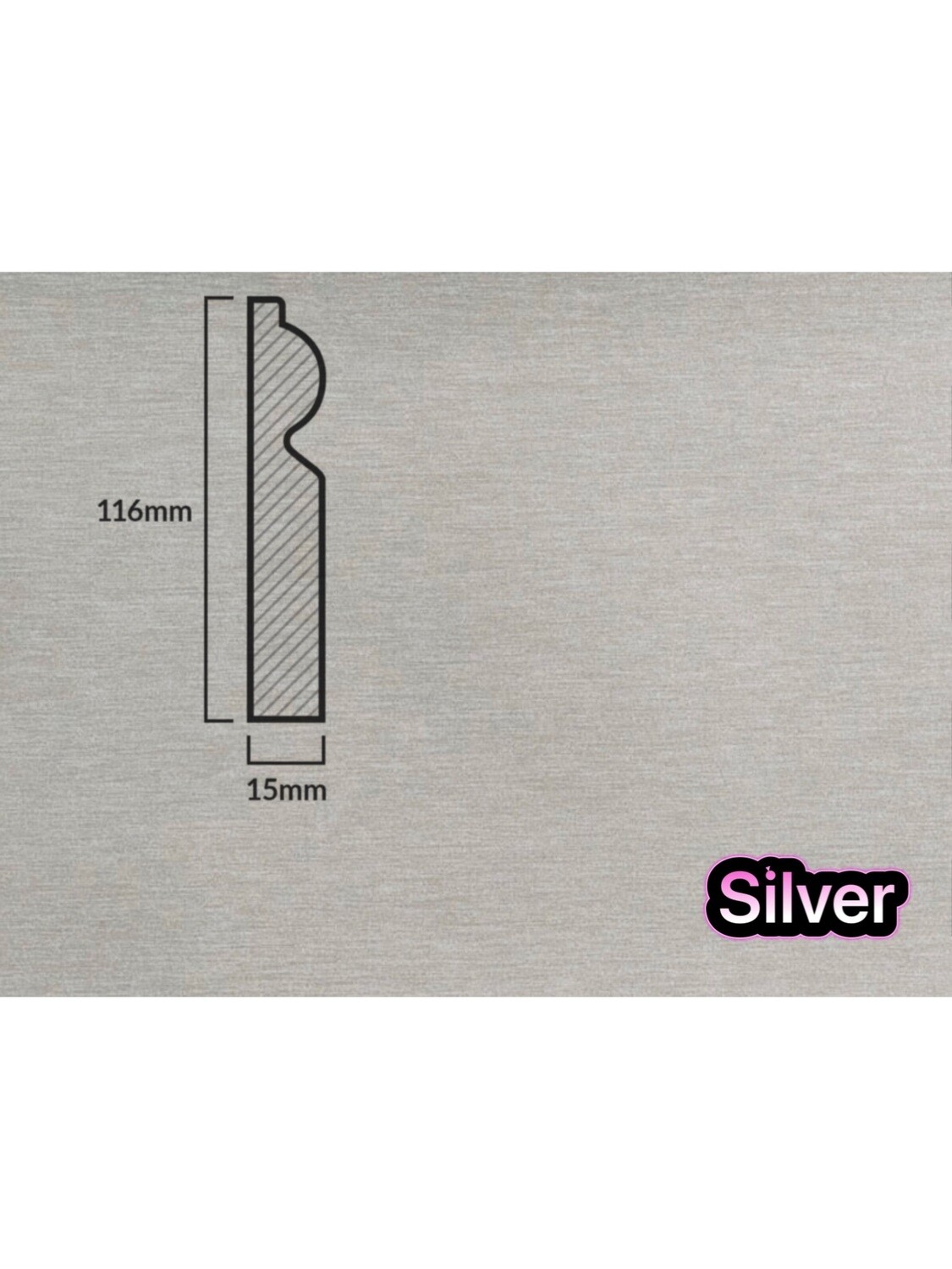 5” Torus Skirting Board 2.4m