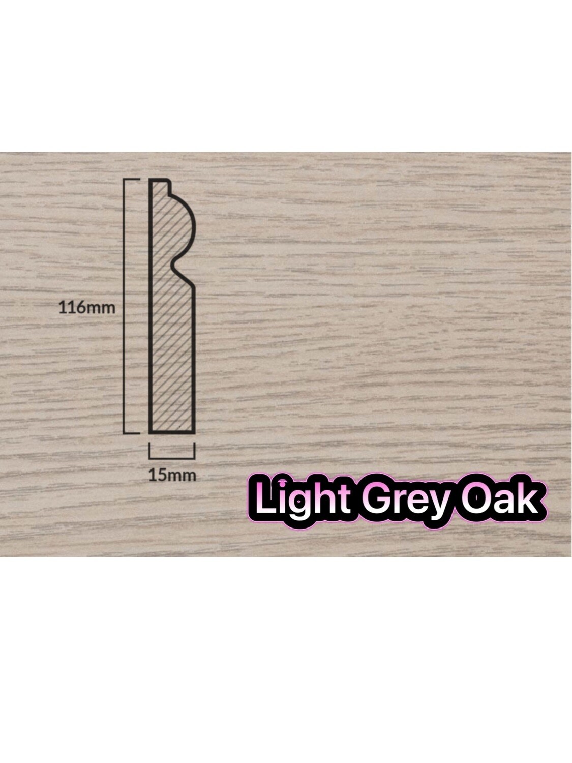 5” Torus Skirting Board 2.4m