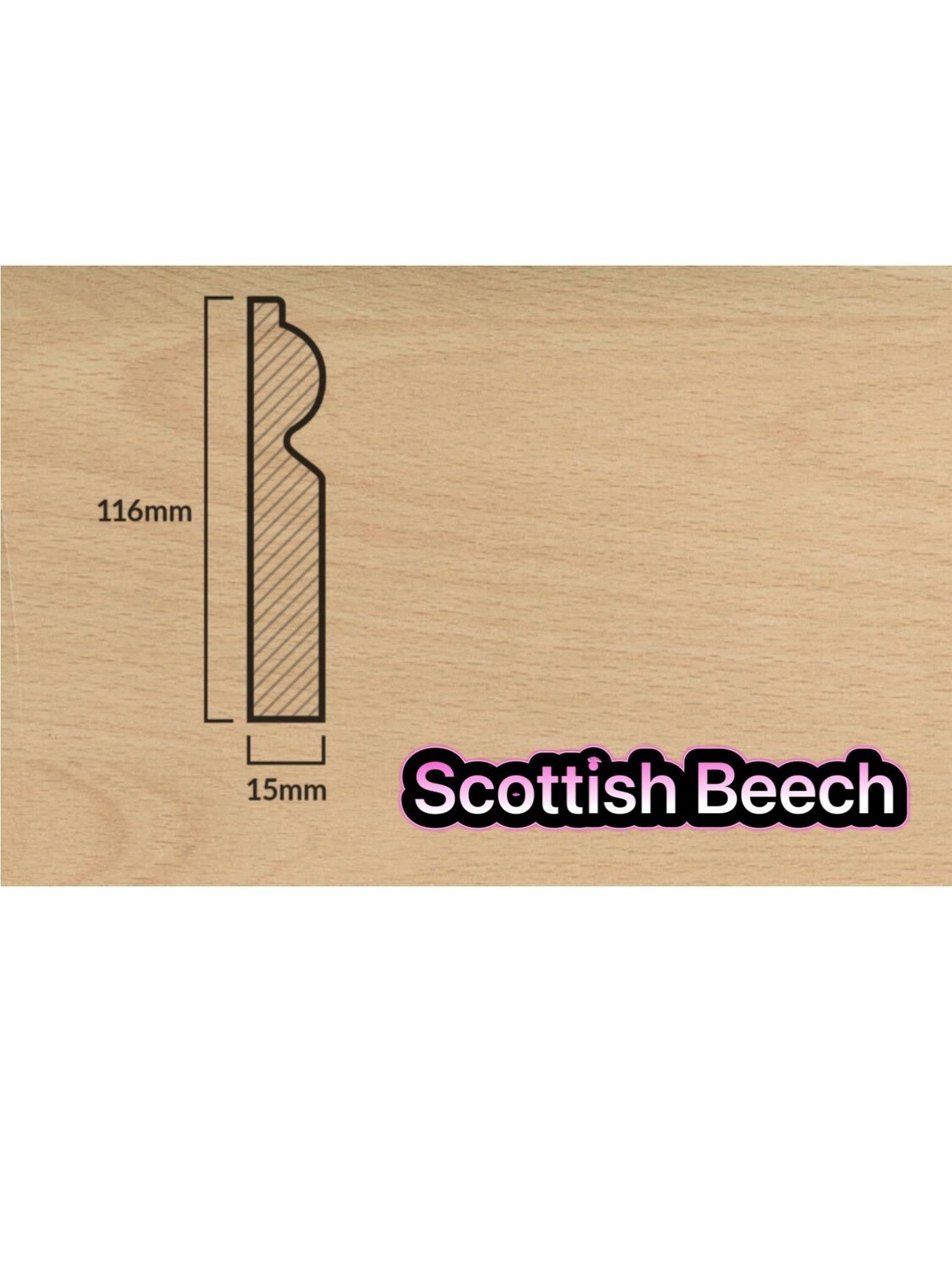 5” Torus Skirting Board 2.4m