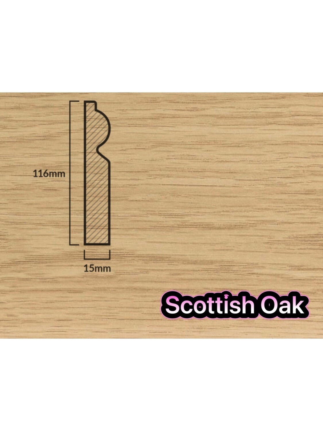 5” Torus Skirting Board 2.4m