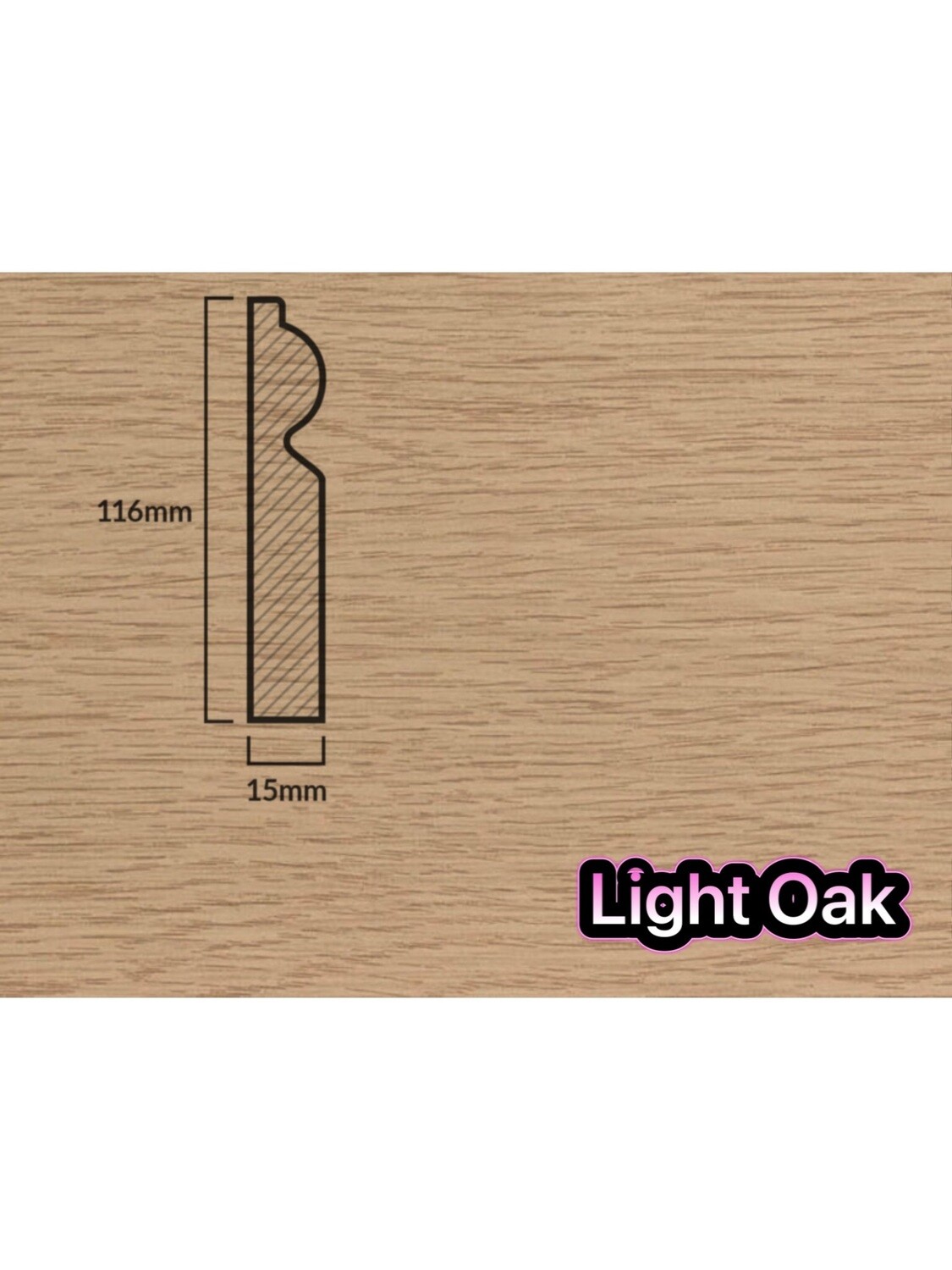 5” Torus Skirting Board 2.4m