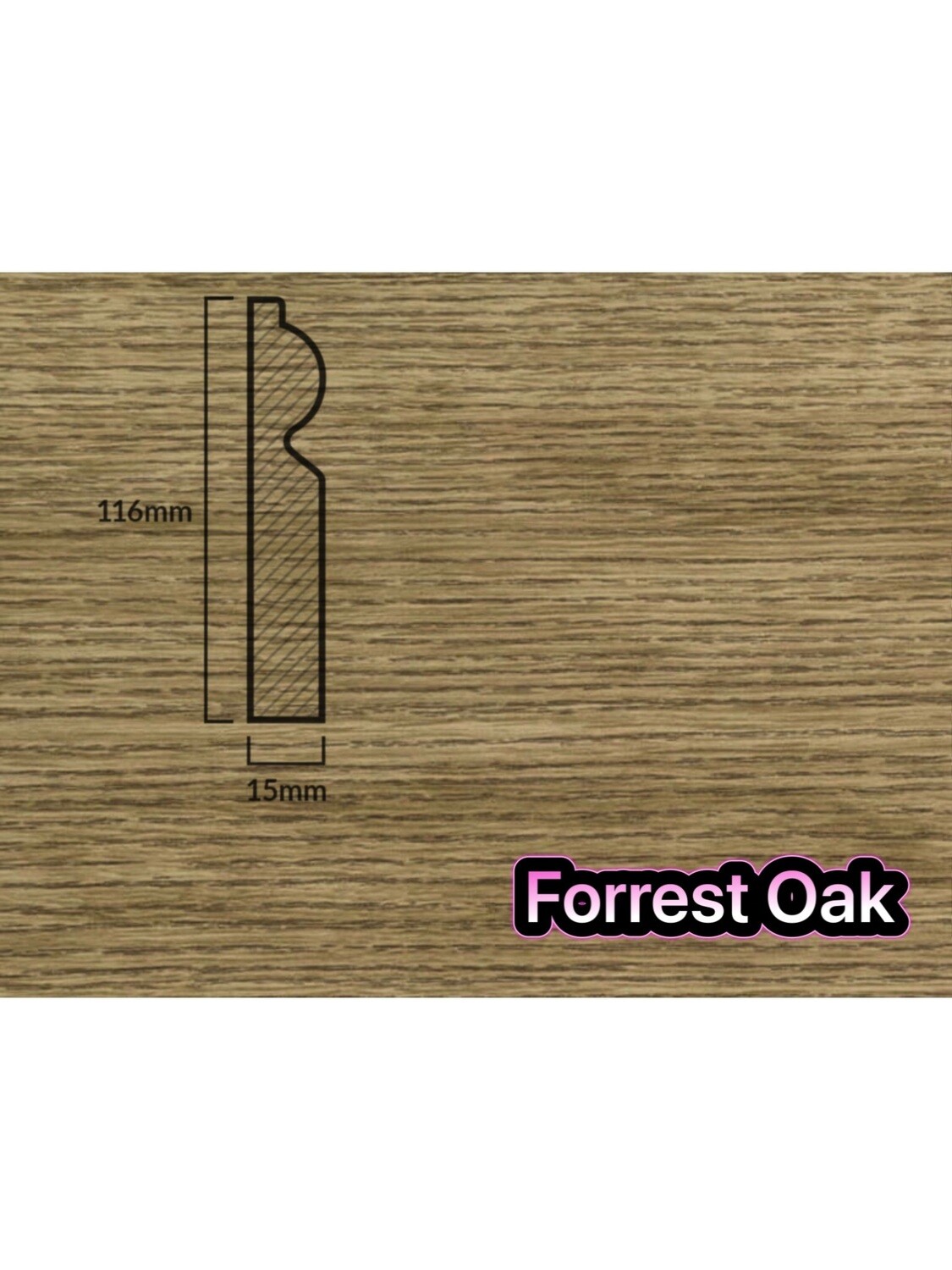 5” Torus Skirting Board 2.4m