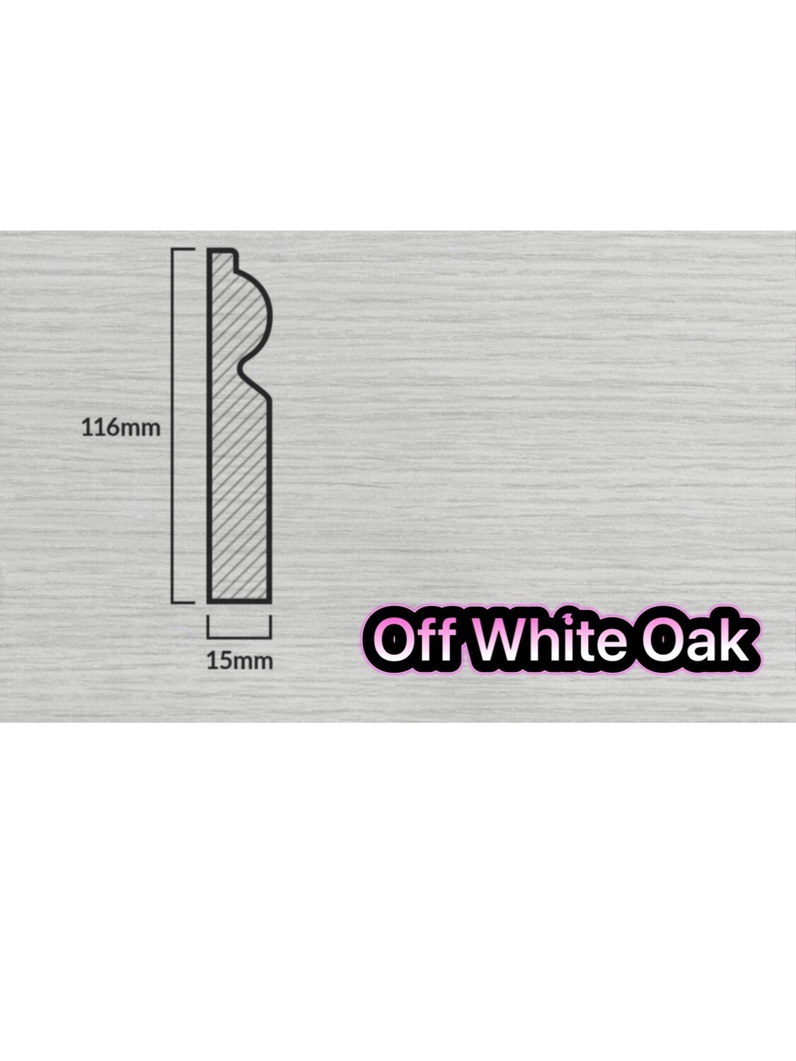 5” Torus Skirting Board 2.4m