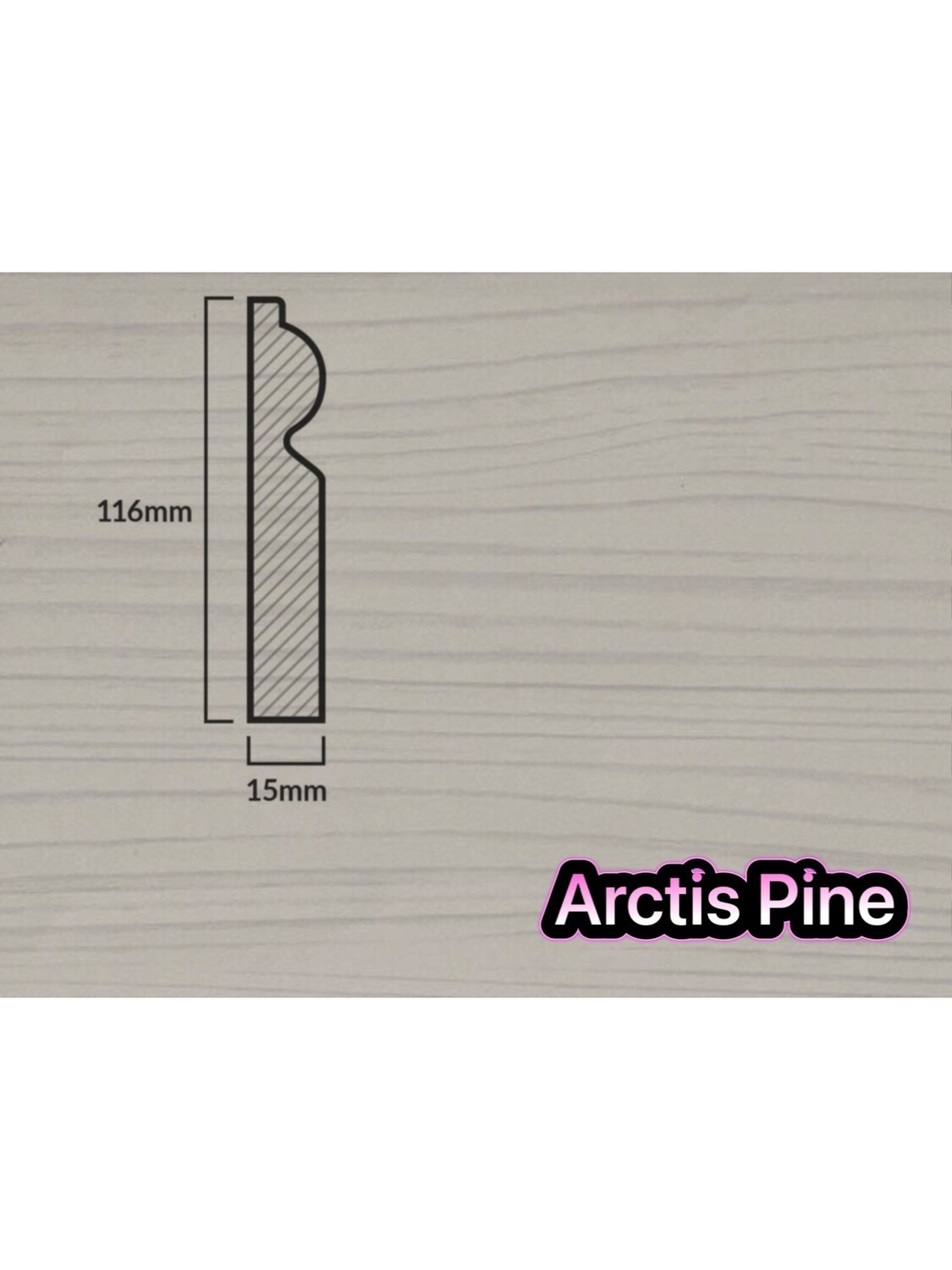 5” Torus Skirting Board 2.4m