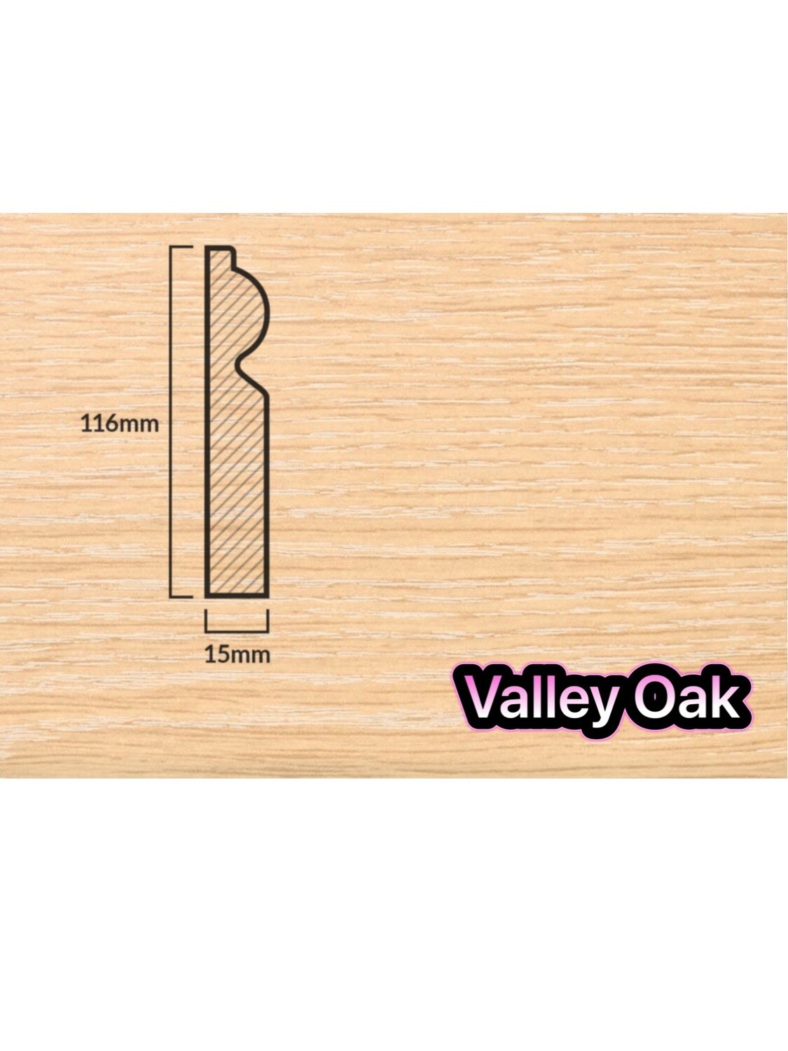 5” Torus Skirting Board 2.4m