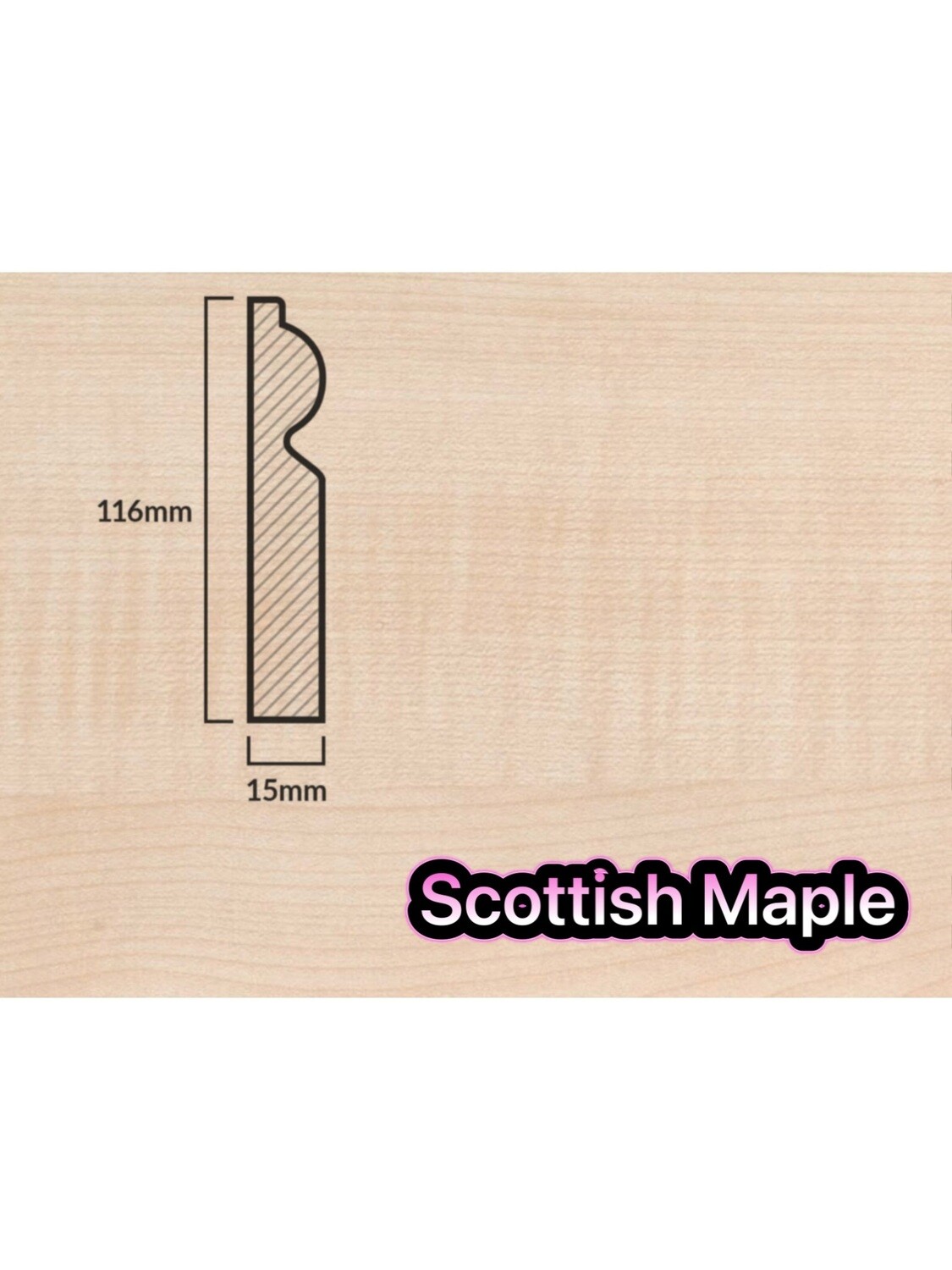 5” Torus Skirting Board 2.4m