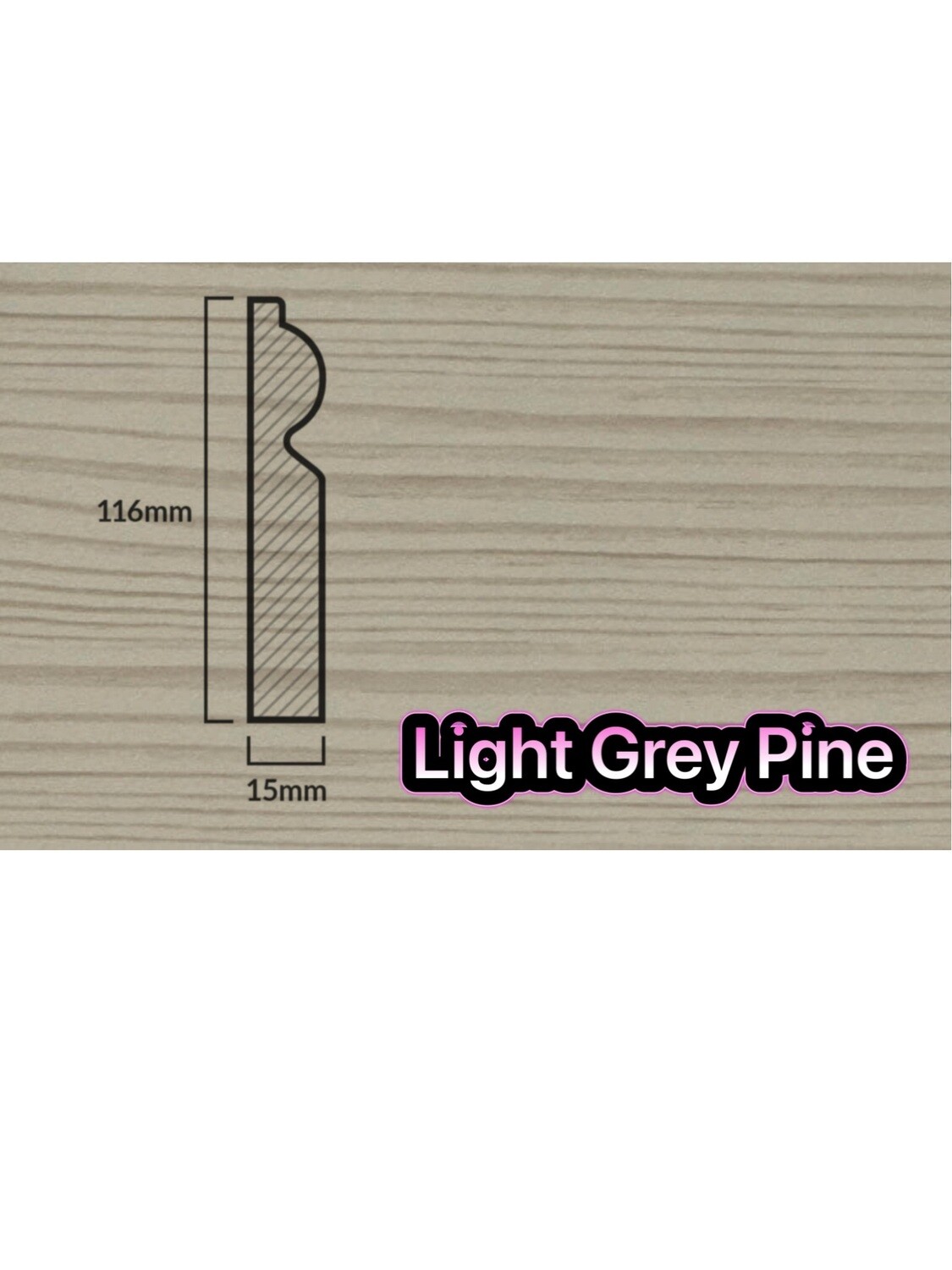 5” Torus Skirting Board 2.4m