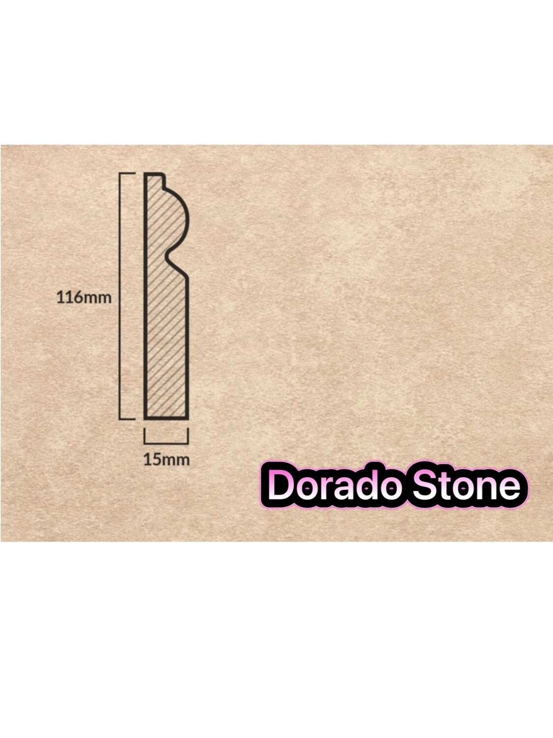 5” Torus Skirting Board 2.4m