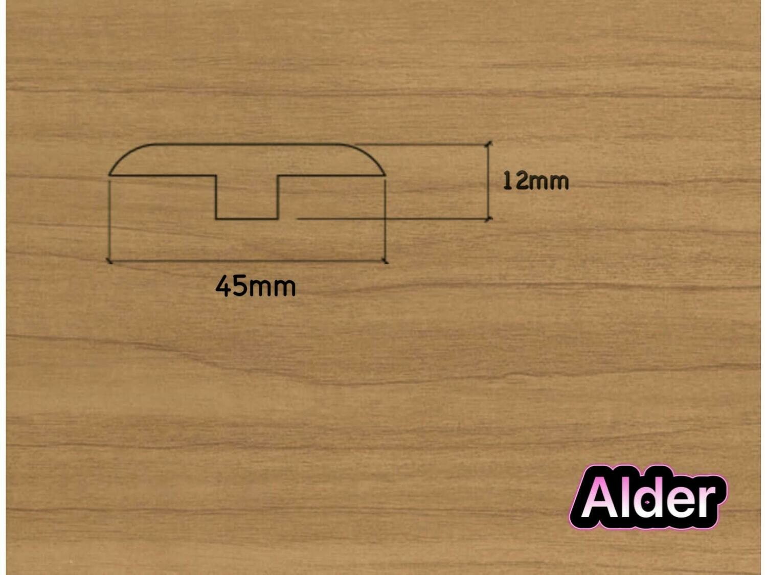 T Section Door Plate Joining Profile 2.7m (3 x 0.9m pieces)