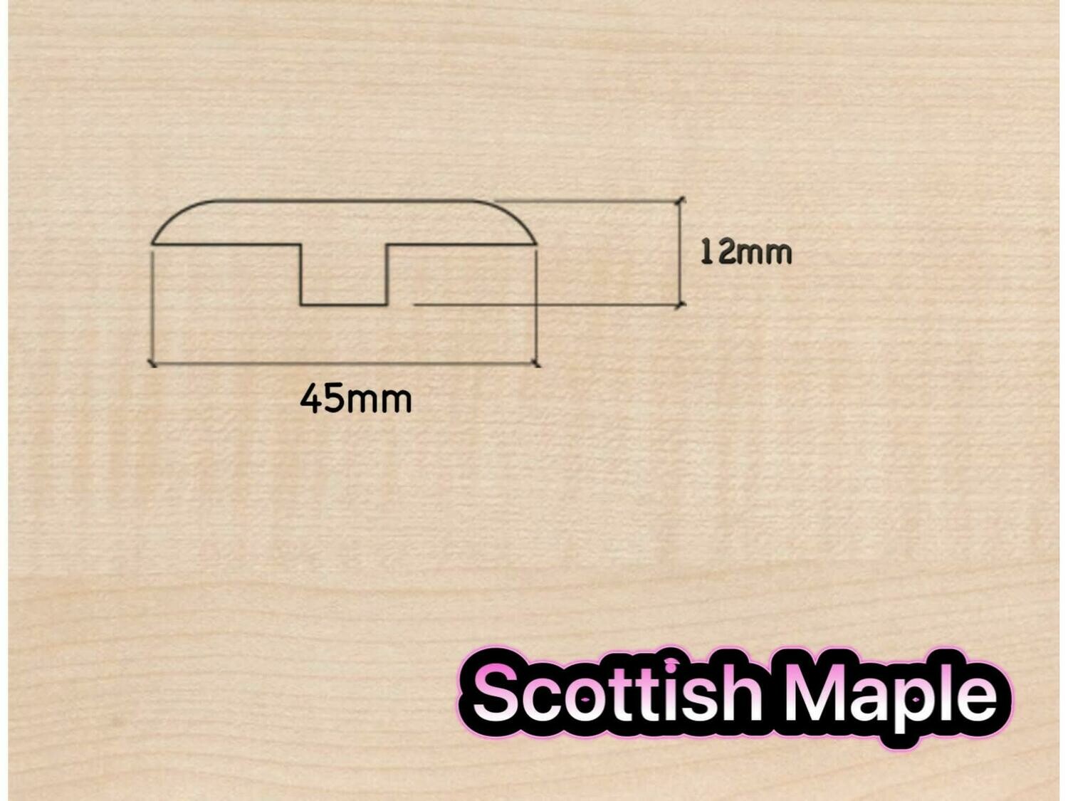 T Section Door Plate Joining Profile 2.7m (3 x 0.9m pieces)