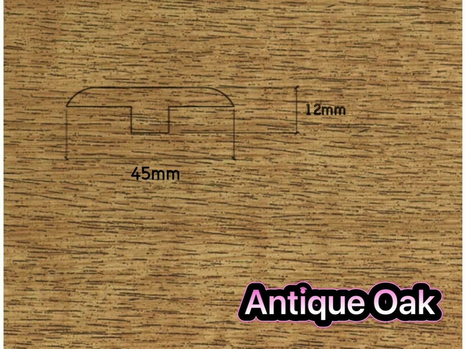 T Section Door Plate Joining Profile 2.7m (3 x 0.9m pieces)