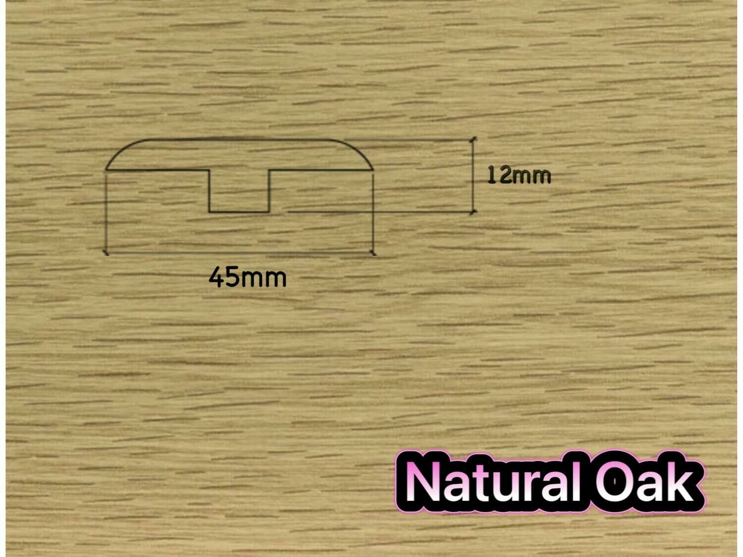 T Section Door Plate Joining Profile 2.7m (3 x 0.9m pieces)