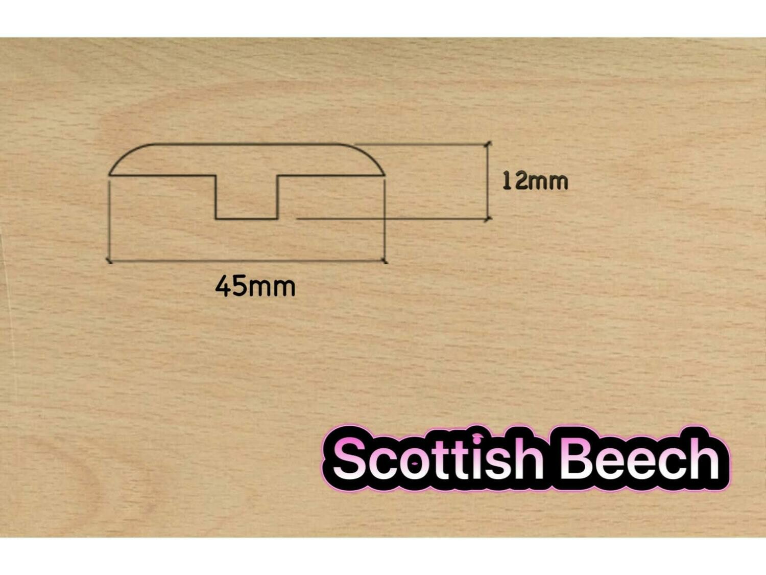 T Section Door Plate Joining Profile 2.7m (3 x 0.9m pieces)