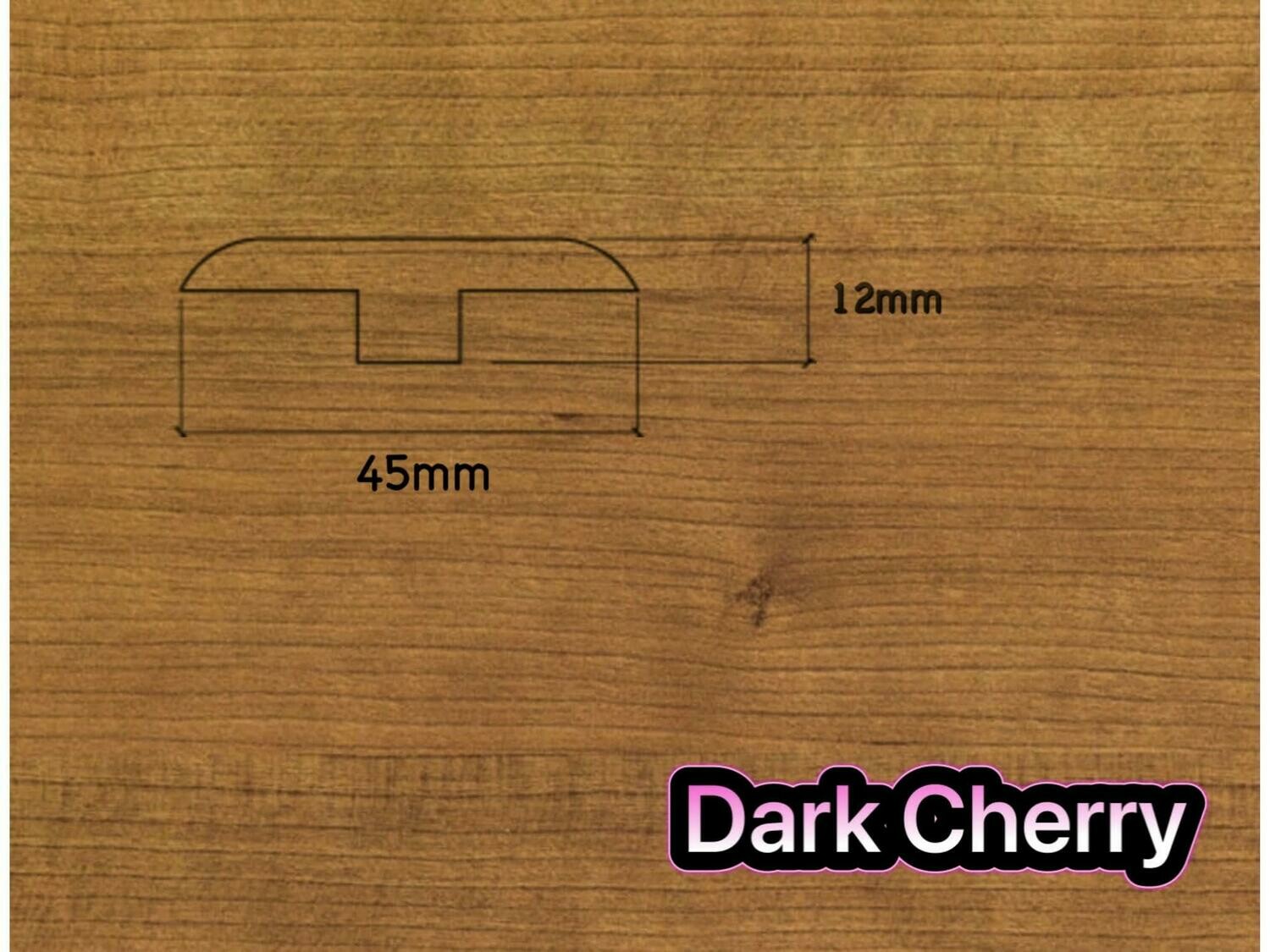 T Section Door Plate Joining Profile 2.7m (3 x 0.9m pieces)