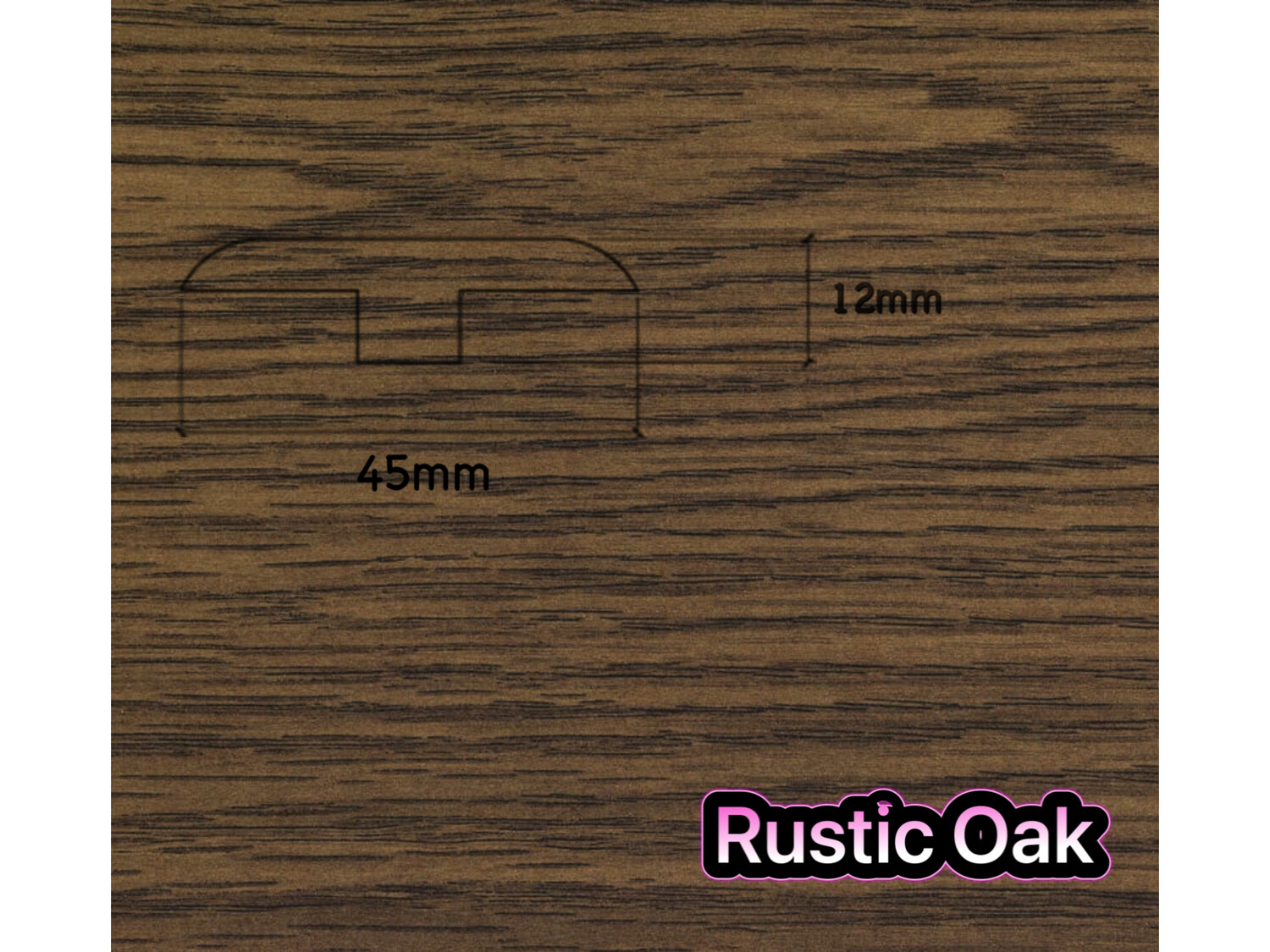 T Section Door Plate Joining Profile 2.7m (3 x 0.9m pieces)
