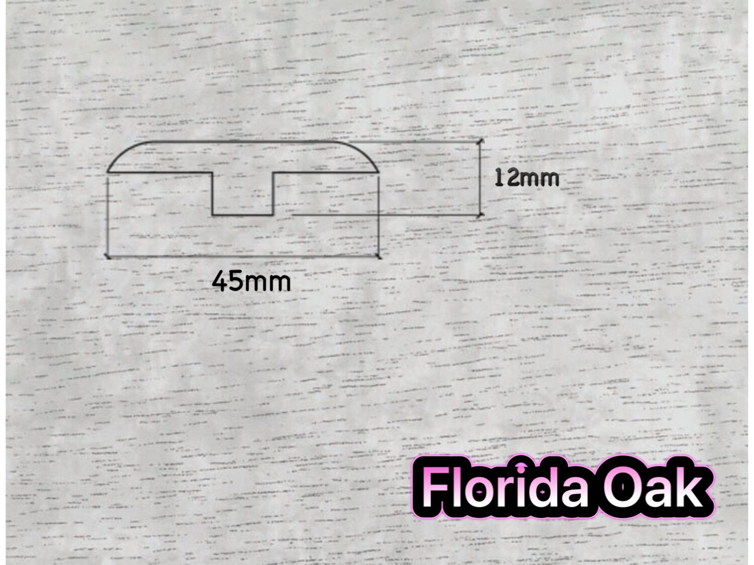 T Section Door Plate Joining Profile 2.7m (3 x 0.9m pieces)